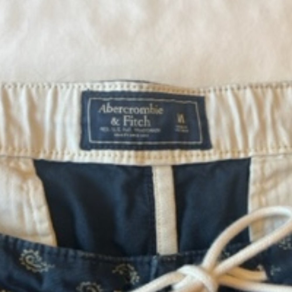 Men's Abercrombie & Fitch Paisely Shorts Size Medium - Picture 10 of 10